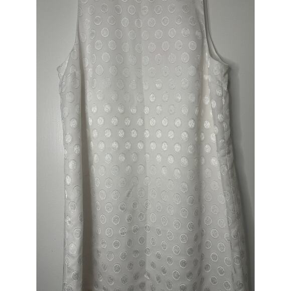 Lilly Pulitzer Brandi Shift Dress Resort White Size 10 NWT Collar Bead Glam Chic - Picture 6 of 16